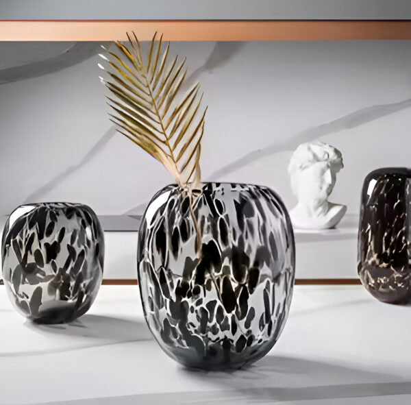 Black Glass vase